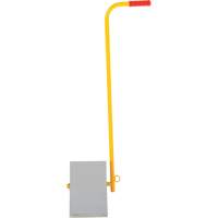 Aluminum Wheel Chock With Handle, 7" W x 11-7/8" D x 7-11/16" H FMT Sales Ltd