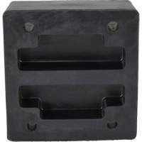 Molded Dock Bumper, Reinforced Rubber, 12" W x 4" D x 13" H FMT Sales Ltd