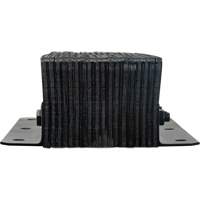 Laminated Dock Bumpers, Vertical, Rubber, 11" W x 6" D x 20" H FMT Sales Ltd