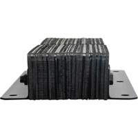 Laminated Dock Bumpers, Vertical, Rubber, 11" W x 4" D x 24" H FMT Sales Ltd