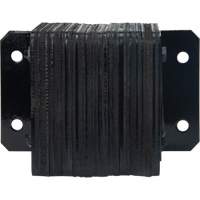 Laminated Dock Bumpers, Horizontal, Rubber, 12" W x 4" D x 10" H FMT Sales Ltd