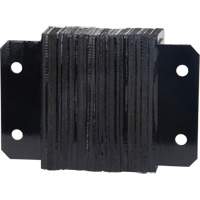 Laminated Dock Bumpers, Horizontal, Rubber, 12" W x 4" D x 10" H FMT Sales Ltd