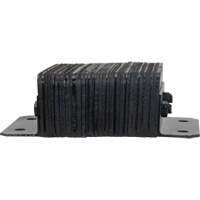 Laminated Dock Bumpers, Horizontal, Rubber, 12" W x 4" D x 10" H FMT Sales Ltd