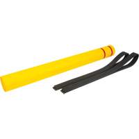 Capuchon en poly&eacute;thyl&egrave;ne pour borne de protection, 4-1/2" dia. x 52" l, Rouge/Jaune FMT Sales Ltd