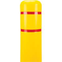 Polyethylene Bollard Cover, 6-5/8" Dia. x 60" L, Red/Yellow FMT Sales Ltd