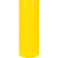 Polyethylene Bollard Cover, 6-5/8" Dia. x 60" L, Red/Yellow FMT Sales Ltd