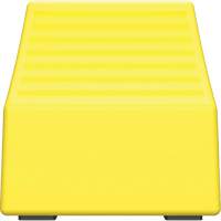 Checkers Safety Heavy-Duty Ultra Class Mining Wheel Chock, HDPE, Yellow, 14-1/2" W x 17-1/2" D x 16" H FMT Sales Ltd