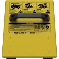Checkers Safety Heavy-Duty Ultra Class Mining Wheel Chock without Bracket, HDPE, Yellow, 14-1/2" W x 17-1/2" D x 16" H FMT Sales Ltd