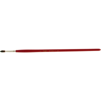 Pinceau de forme ronde pour marquage, Largeur de la brosse de 3/16", Soie de chameau, Manche &agrave; Bois FMT Sales Ltd