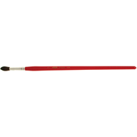 Pinceau de forme ronde pour marquage, Largeur de la brosse de 9/32", Soie de chameau, Manche &agrave; Bois FMT Sales Ltd
