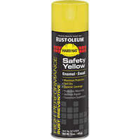 Peinture-&eacute;mail en a&eacute;rosol syst&egrave;me V2100, Jaune s&eacute;curit&eacute; OSHA, Brillant, 15 oz, Canette a&eacute;rosol FMT Sales Ltd