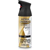Universal&reg; Enamel Paint & Primer In One, Black, Very Flat, Aerosol Can FMT Sales Ltd