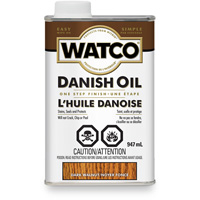 Huile danoise Watco, 947 ml, Noyer fonc&eacute;, Transparent FMT Sales Ltd