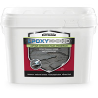 Mat&eacute;riau de remplissage de d&eacute;pression et de nivellement pour asphalte EpoxyShield, Seau, Noir FMT Sales Ltd