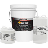 &eacute;poxy d&eacute;coratif 100 % de solides 6700, 3 gal., &eacute;poxy, Tr&egrave;s brillant, Gris FMT Sales Ltd