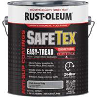 Rev&ecirc;tement d'acrylique SafeTex Easy-Tread, 1 gal., &agrave; l'eau, Fini mat profond/Textur&eacute;, Gris FMT Sales Ltd