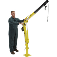 Winch Operated Truck Jib Crane, 500 lbs. (0.25 tons) Capacity, 102' Max. Clearance FMT Sales Ltd