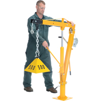 Winch Operated Truck Jib Crane, 1000 lbs. (0.5 tons) Capacity, 86-1/2" Max. Clearance FMT Sales Ltd