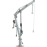 Winch Operated Truck Jib Crane, 500 lbs. (0.25 tons) Capacity, 99" Max. Clearance FMT Sales Ltd