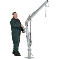 Winch Operated Truck Jib Crane, 500 lbs. (0.25 tons) Capacity, 99" Max. Clearance FMT Sales Ltd