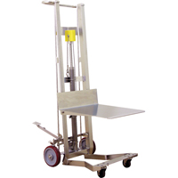 Hydraulic Platform Lift Stacker, Foot Pump Operated, 750 lbs. Capacity, 54" Max Lift FMT Sales Ltd