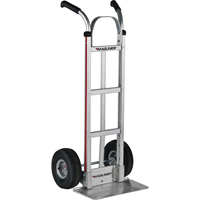 Knocked Down Hand Truck, Dual Handle, Aluminum, 48" Height, 500 lbs. Capacity FMT Sales Ltd