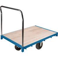 Chariot &agrave; plateforme robuste, 48" lo x 24" la x Capacit&eacute; 2000 lb, Roues en Caoutchouc FMT Sales Ltd