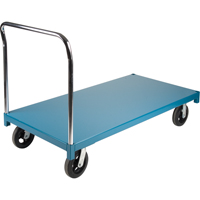 Chariot &agrave; plateforme robuste, 60" lo x 30" la x Capacit&eacute; 2000 lb, Roues en Caoutchouc FMT Sales Ltd