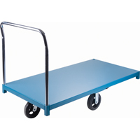 Chariot &agrave; plateforme robuste, 60" lo x 30" la x Capacit&eacute; 2000 lb, Roues en Caoutchouc FMT Sales Ltd