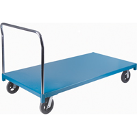 Chariot &agrave; plateforme robuste, 72" lo x 36" la x Capacit&eacute; 2000 lb, Roues en Caoutchouc FMT Sales Ltd