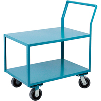 Chariots surbaiss&eacute;s robustes, 2 niveaux, 18" la x 30" p x 41" h, 2400 lb Cap FMT Sales Ltd