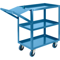 Chariots &agrave; cueillette, 36" h x 18" la x 46" p, 3 Tablettes, Capacit&eacute; 1200 lb FMT Sales Ltd