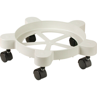 Lil'Dolly Pail Dollies, Plastic, 75 lbs. Capacity, 11" Diameter, Plastic Casters FMT Sales Ltd