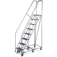 All Directional Ladders, 8 Steps, 16" Step Width, 80" Platform Height, Steel FMT Sales Ltd