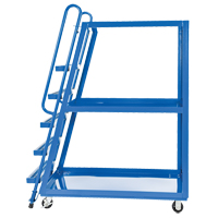 Chariot &agrave; cueillette, Acier, 27-7/8" la x 56-1/8" p, 3 tablettes, Capacit&eacute; 1000 lb FMT Sales Ltd