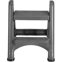 Folding Step Stool, 2 Steps, 19-1/2" x 20-1/2" x 22-3/4" High FMT Sales Ltd