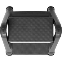 Folding Step Stool, 2 Steps, 19-1/2" x 20-1/2" x 22-3/4" High FMT Sales Ltd