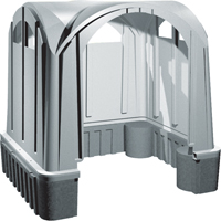 Outdoor Poly Shelters, 3 Walls, 7' L x 6' W x 7' H FMT Sales Ltd