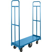 Chariot &agrave; plateforme U-Boat, 48" lo x 18" la x Capacit&eacute; 1500 lb, Roues en Caoutchouc FMT Sales Ltd