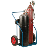 Chariots pour bouteilles de gaz, Roues Caoutchouc, Base de , 1000 lb FMT Sales Ltd