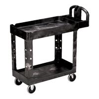 Heavy Duty Utility Cart - 4500-88, 2 Tiers, 17-1/8" x 33-1/4" x 39", 500 lbs. Capacity FMT Sales Ltd