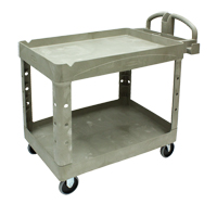 Heavy Duty Utility Cart - 4520-88, 2 Tiers, 25-1/4" x 39" x 44", 500 lbs. Capacity FMT Sales Ltd