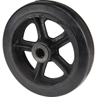 Mold-On Rubber Wheel, 8" (203 mm) Dia. x 2" (51 mm) W, 400 lbs. (181 kg.) Capacity FMT Sales Ltd