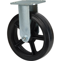 Roulette moul&eacute;, Fixe, 8" (203,2 mm), Caoutchouc, 660 lb (299 kg) FMT Sales Ltd