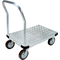 Chariots &agrave; plateforme en aluminium, 24" la x 36" lo, 4000 lb cap, Roues Polyur&eacute;thane FMT Sales Ltd