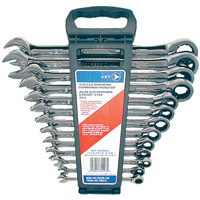 RCWS-13S Long Pattern SAE Ratcheting Combination Wrench Set, Combination, 13 Pieces, Imperial FMT Sales Ltd