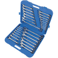 CWS-32SM Raised Panel Wrench Set, Combination, 32 Pieces, Imperial and Metric FMT Sales Ltd