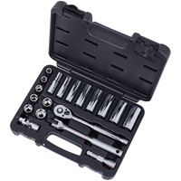 Jeu de douilles SAE, 20 Mcx, Prise de 3/8", Profond FMT Sales Ltd