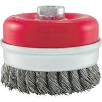 Knot Banded Cup Brush, 4" Dia. x 5/8"-11 Arbor FMT Sales Ltd