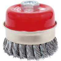 CKB3201T High Performance Knot Banded Cup Brush, 3-1/2" Dia. x 5/8"-11 Arbor FMT Sales Ltd